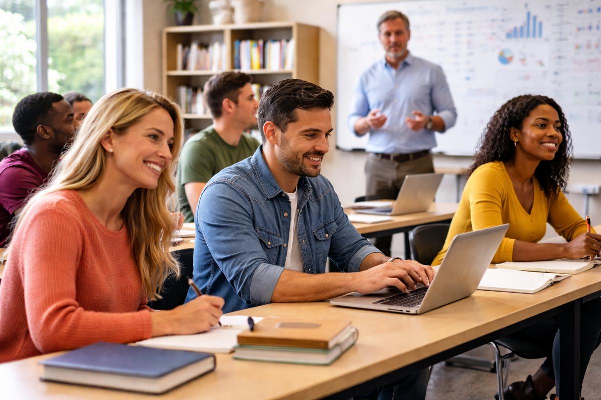 Community Colleges See Enrollment Surge as Adults Seek New Skills